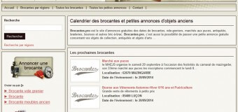 Le calendrier des vide-greniers et autres brocantes