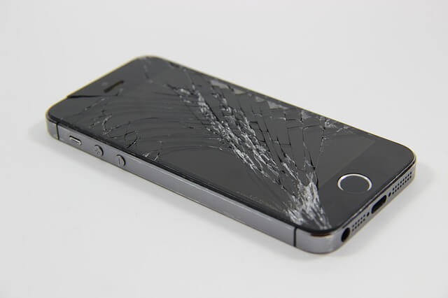 ecran iphone casse